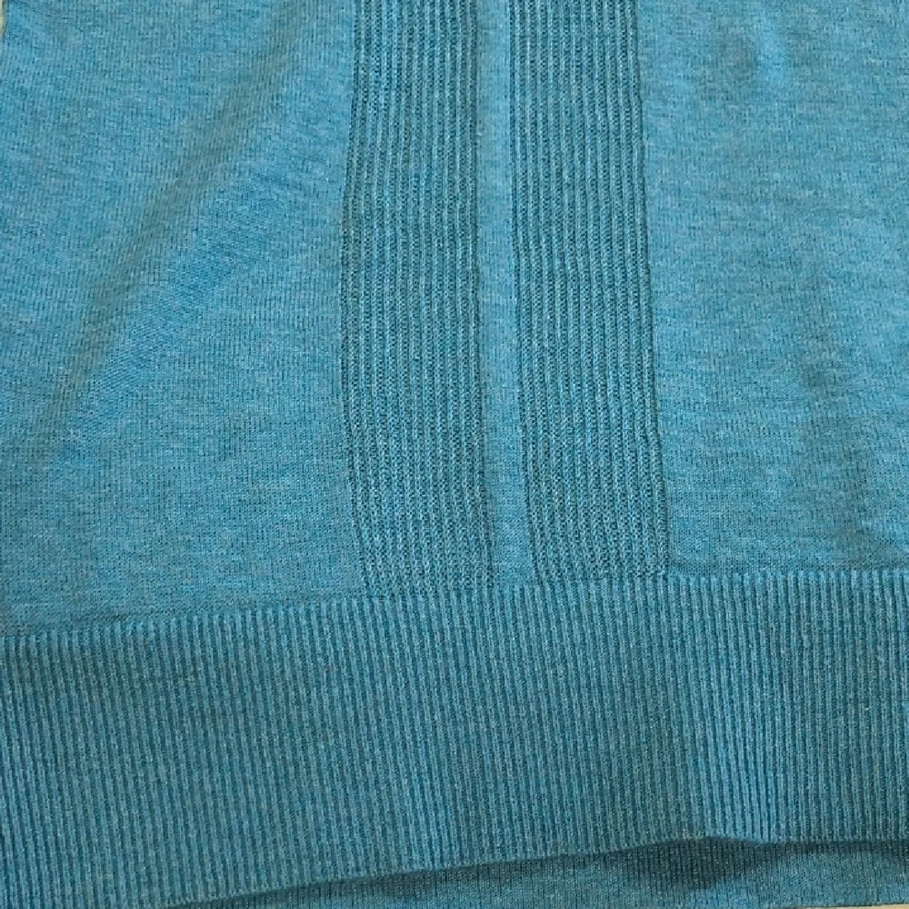 Banana Republic Linen-Cotton Ribbed Sweater Button Placket Polo